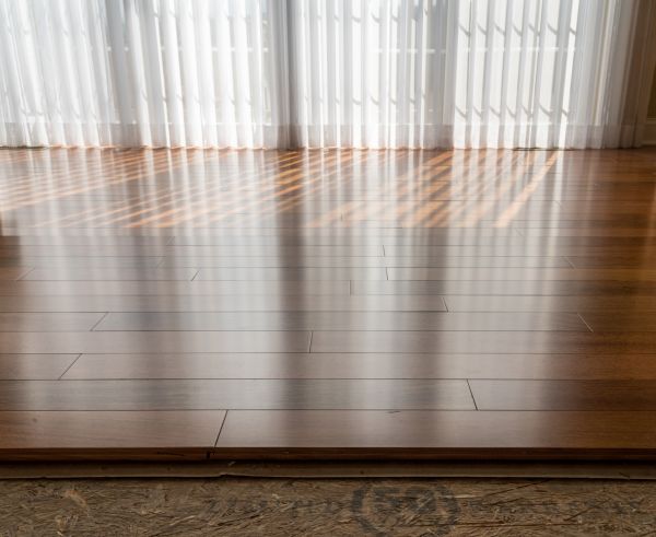 Manmade Cherry Floor Install